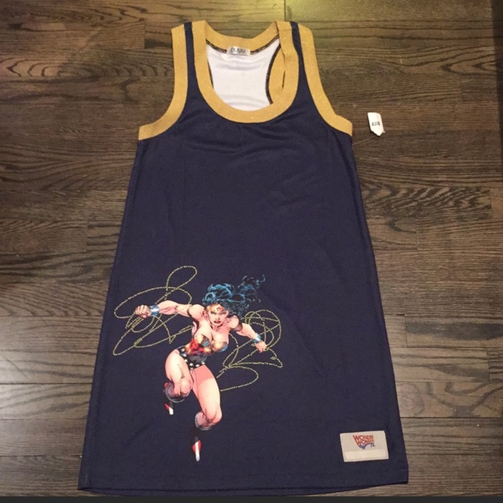 NWOT Wonder woman tank dress